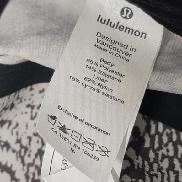 Lululemon Womens Strapback Baller Swerve Vapor Snake Print Running‎ Cap Hat - Picture 10 of 10